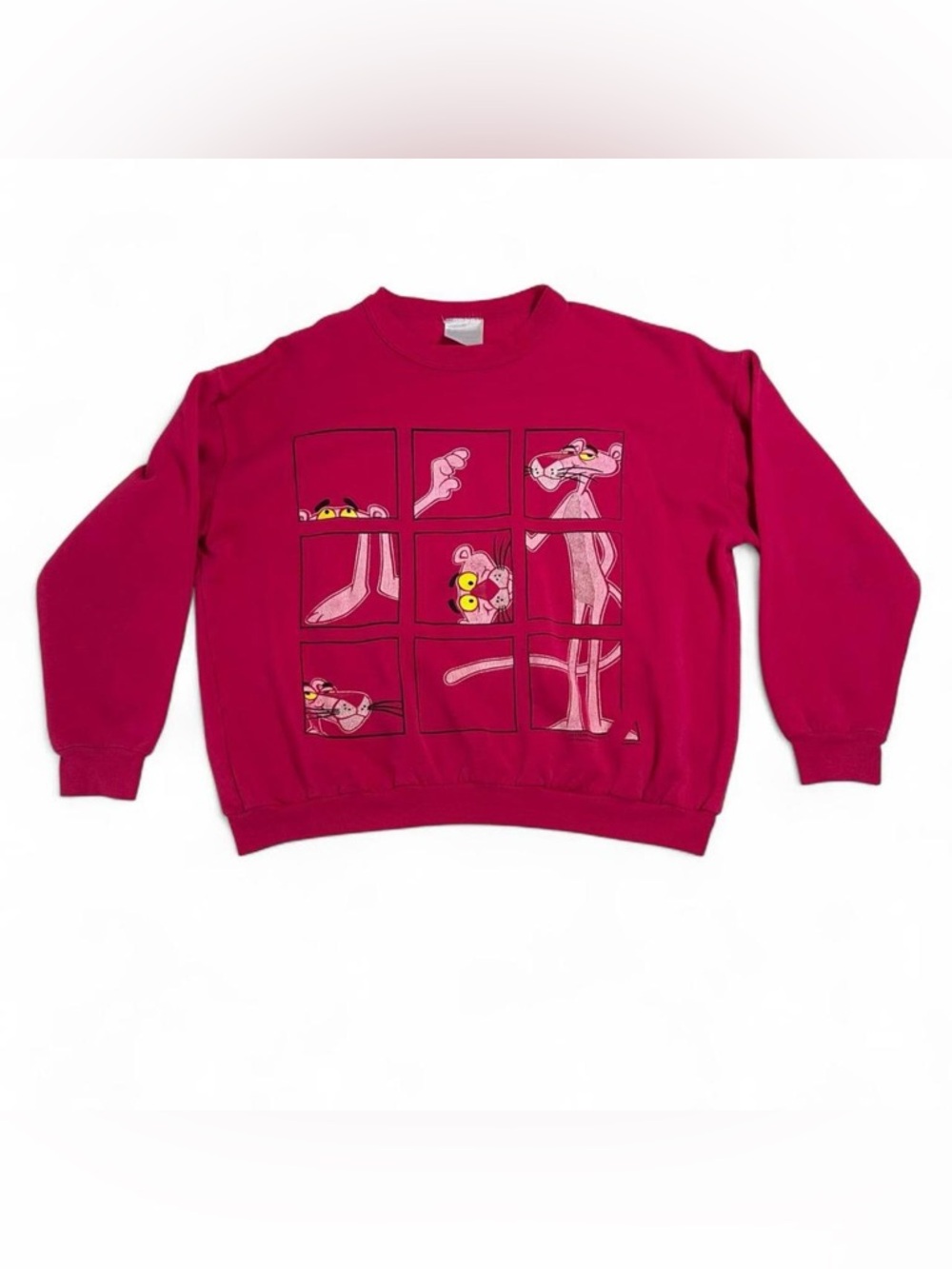 Vintage Rare 1985 Pink Panther Crewneck Sweatshirt United Artists M Graphic USA